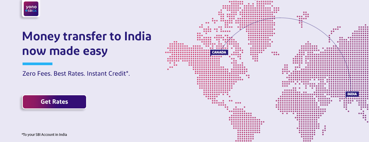 Home banner slider image three which tells about Money transfer to india now made easy. Zero fees. Best Rates. Instant credit.